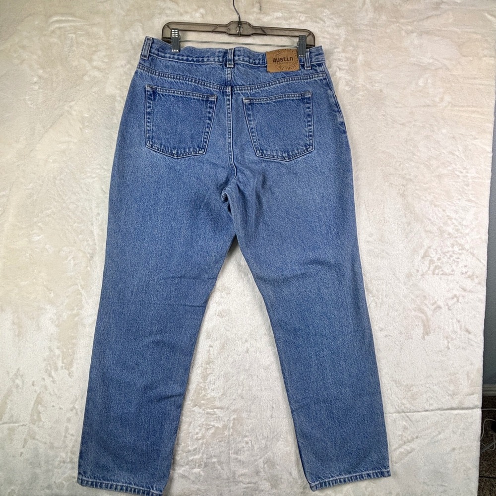 Austin Clothing Co Jeans Womens 14 High Rise Straight Leg Blue Medium Wash - Picture 2 of 8